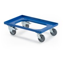 Carrelli per gabbie - 2 ruote piroettanti con freno
