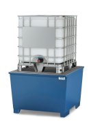 Vasca di raccolta su gambe linea classica per 1 vasca IBC