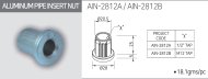 Tappo interno con filettatura AIN-2812B