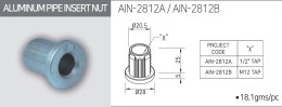 Tappo interno con filettatura AIN-2812B