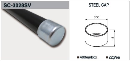 Terminale in metallo SC-3028SV - 1