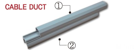 Canalina portacavi CD-3000T – copertura del cavo - 1