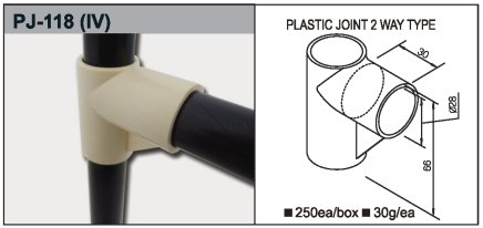 Giunto in plastica PJ-118 - 1