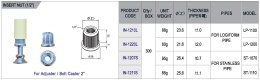 Tappo interno con filettatura IN-1210L