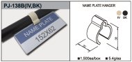 Porta targhetta in plastica PJ-138B IV