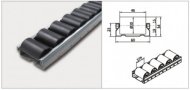 Rulliera PL-601F_EM (ESD), diametro dei rulli 30 mm