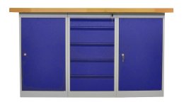 Tavolo da officina con base contenitore CE15_D5D