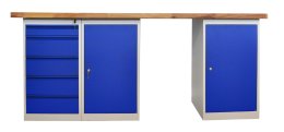 Tavolo da officina con base contenitore CE20_5DD