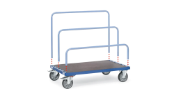 Carrello portamateriale in cartone 4463, 4465 (2 modelli) senza supporti
