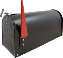 Cassetta postale US Alu-Cassetta postale nera