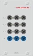 Modulo morsetti di sicurezza 3f