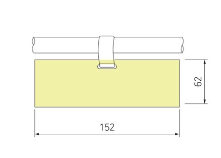Tasca per etichette sospesa NP-0152 - 2