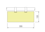 Tasca appesa per etichetta NP-0300 - 2
