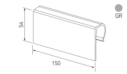Porta etichette adesivo PN-5415 - 2