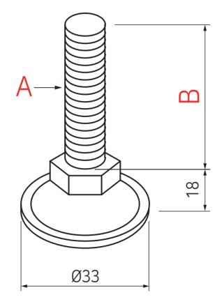 Vite di rettifica tipo AD-3010MSM - 2