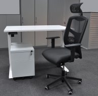 Tavolo regolabile in altezza con contenitore e sedia EO14_56202_York