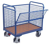 Carrello con piattaforma con quattro imbottiture in filo sw-700.404