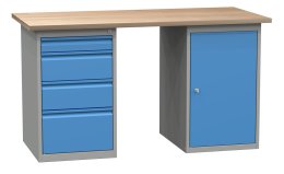 Tavolo da officina con base contenitore SD41235