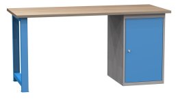 Tavolo da officina con base contenitore 1700 mm