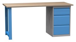 Tavolo da officina con base contenitore SD41733 1700 mm