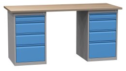 Tavolo da officina con base contenitore SD41734 1700 mm