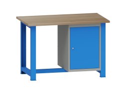 Tavolo da officina con contenitore inserito