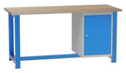 Tavolo da officina con contenitore inserito