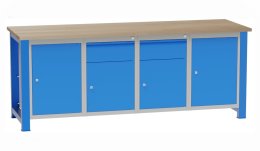 Tavolo da officina con contenitori inseriti SD42122