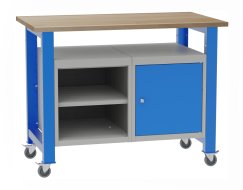 Tavolo da officina mobile con contenitori inseriti SD41212K