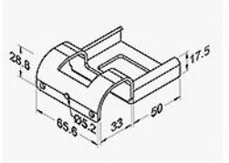 Accoppiatore per binario in metallo PM-6010J - 2