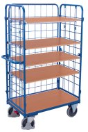 Carrello a ripiani con tre imbottiture in filo sw-500.305, sw-600.305, sw-700.305, sw-800.305 (4 modelli)
