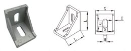 Angolo 90°, 40 x 35 mm KBA-40
