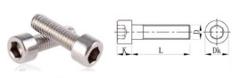 Vite con testa cilindrica KDC-6x10