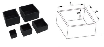 Copertura in plastica con profilo KFC-4040 - 1