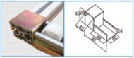 Supporto per rulliera KJ-2040C-40