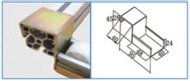 Supporto per rulliera KJ-2040DW-40