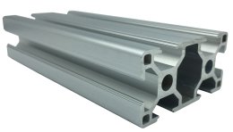 Profilo in alluminio 30 x 60, KA-3060 1 m + taglio a misura