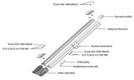 Avvicinarsi al piede della rotaia - fissaggio mediante foratura - 2