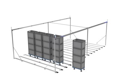 Binario - Monorotaia, lunghezza 1 m - 4