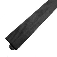 Bordo d'attacco in gomma nera "femmina" per tappetino Diamond Plate Tile