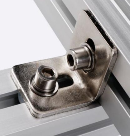 Giunto metallico per profili 40x40 - 1