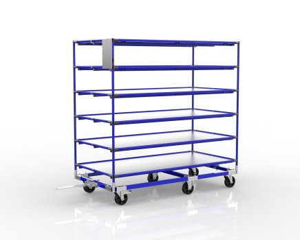 Carrello a ripiani realizzato con telaio in acciaio con sovrastruttura 20091601 - 3