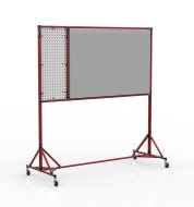 Lavagna magnetica bifacciale con pannello forato 24042531 - 2