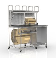 Tavolo da imballaggio universale 23020154, 2x taglierina - 4