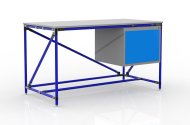 Tavolo da officina con contenitore larghezza 1500 mm, 240405311 - 3