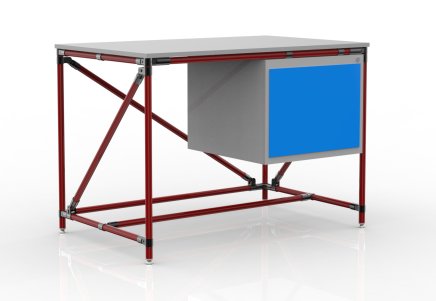 Tavolo da officina con contenitore 24040534 (3 modelli) - 2