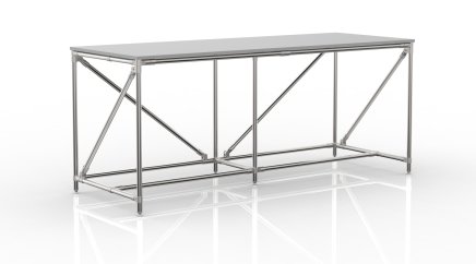 Tavolo da officina in sistema tubolare, larghezza 2000 mm, 240405312 - 4