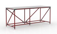 Tavolo da officina in sistema tubolare, larghezza 2000 mm, 240405312 - 2