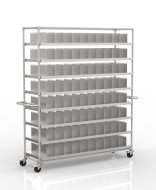 Carrello di movimentazione con divisorio modulare 23121901