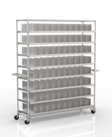 Carrello di movimentazione con divisorio modulare 23121901 - 1